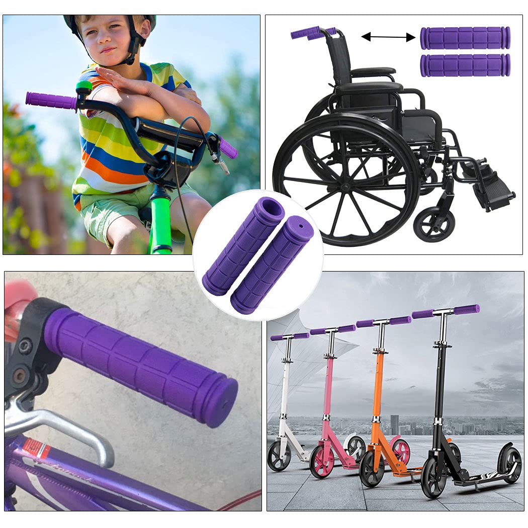 Non-Slip Bike Handle Grips with Tassel Streamers for Kids & Adults - Durable Bicycle Handlebar Covers for Mountain Bikes, Scooters, Road Bikes & BMX - Perfect for Cycling Safety & Fun Outdoor Rides