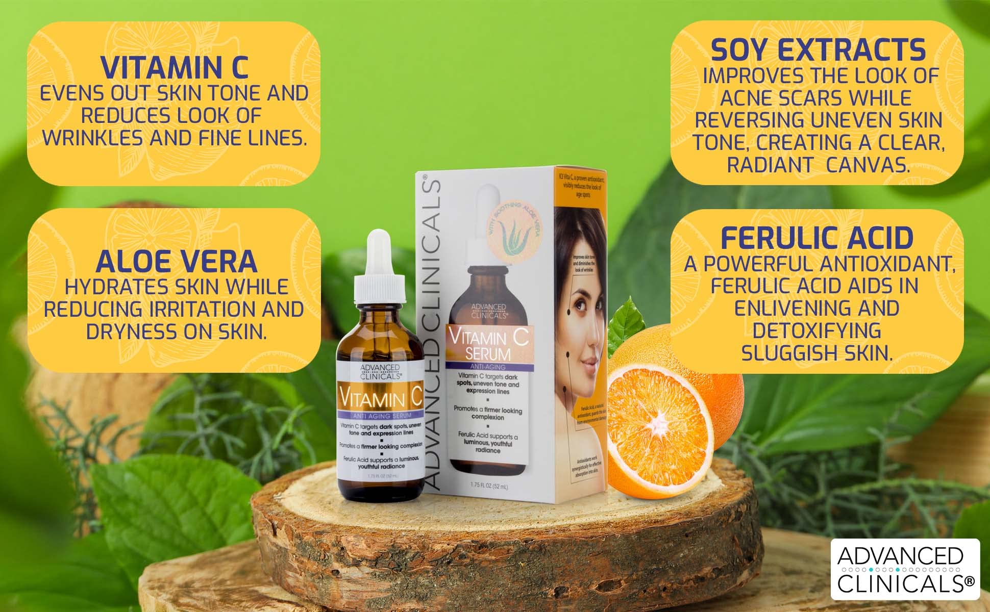 Advanced Clinicals Retinol Serum for Face, Firming Collagen Serum & Vitamin C Serum Skincare Set - Anti-Aging 3pc Kit (1.75 Fl Oz Each) for Wrinkles, Dark Spots & Youthful Glow | Perfect for Night Routine & Daily Skincare Regimen