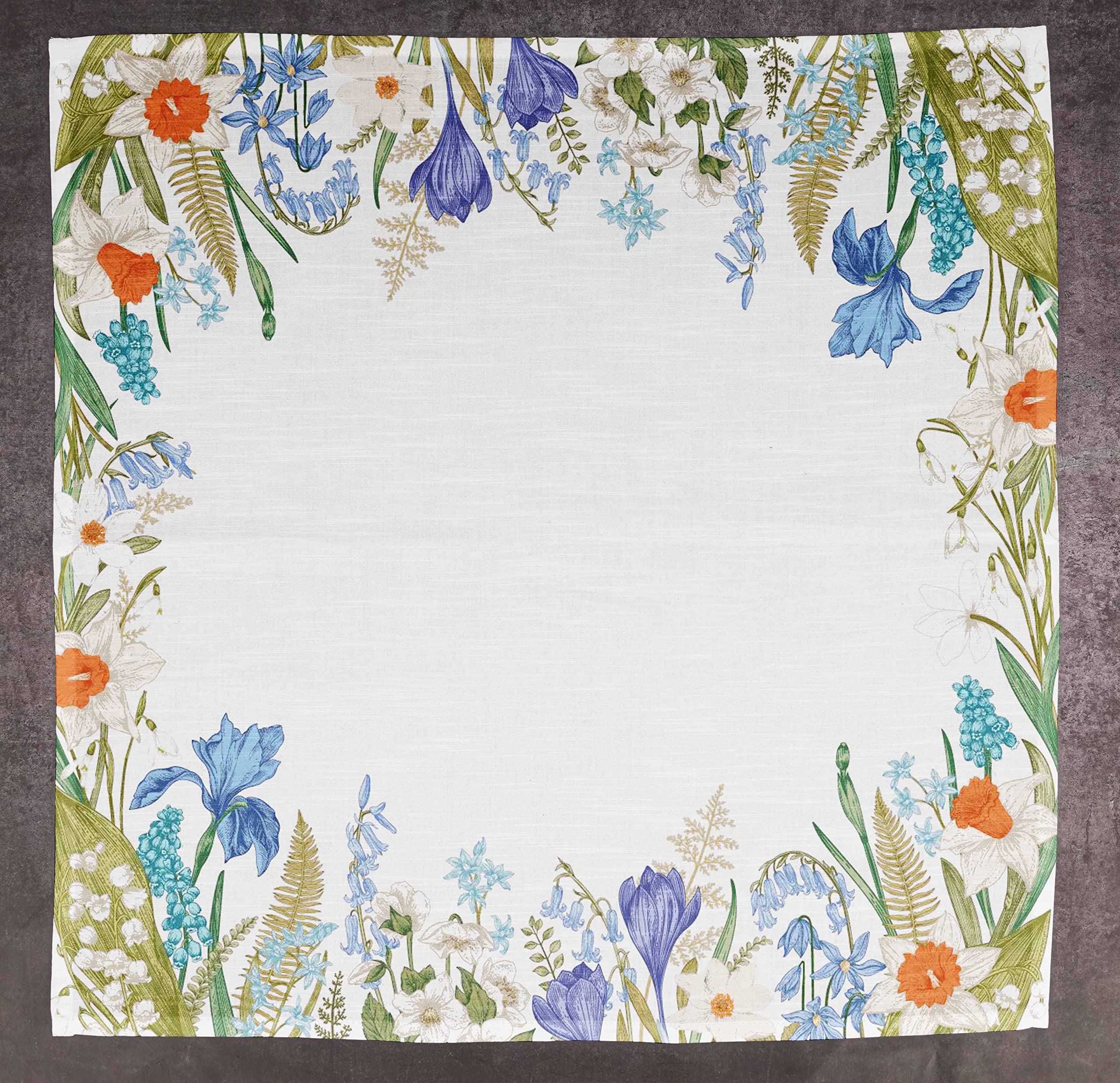 Premium Cotton Printed Reusable Napkins Set of 6 - 20