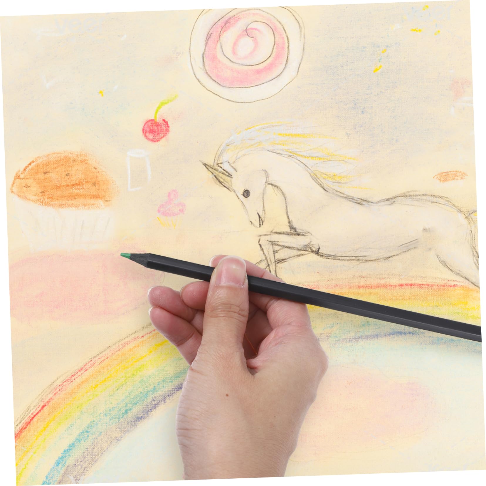 IWOWHERO 36-Piece Professional Colored Pencils Set - Vibrant Sketching & Drawing Pencils for Artists, Students & Coloring Enthusiasts | Perfect for Holiday Crafts, Bullet Journaling & Art Projects