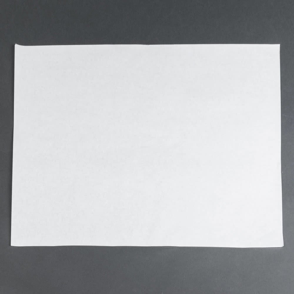 TableTop King 18'' x 24'' 40 lb. White Freezer Paper Roll - 1000 Sheets Bulk Pack for Food Wrapping, Meat Smoking & Craft Projects