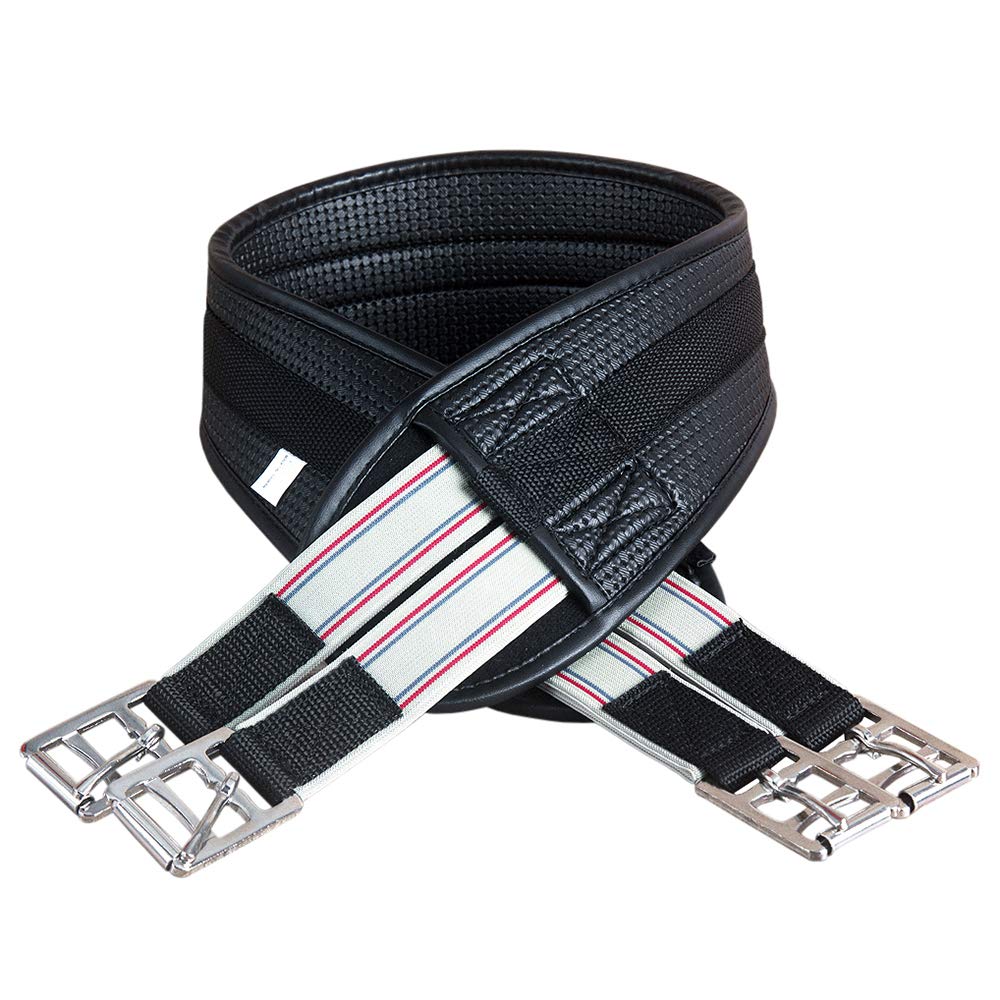 Premium Air-Formed Elasticized Horse Girth - Breathable & Adjustable for Comfortable Riding - Perfect for Dressage, Jumping & Trail Riding