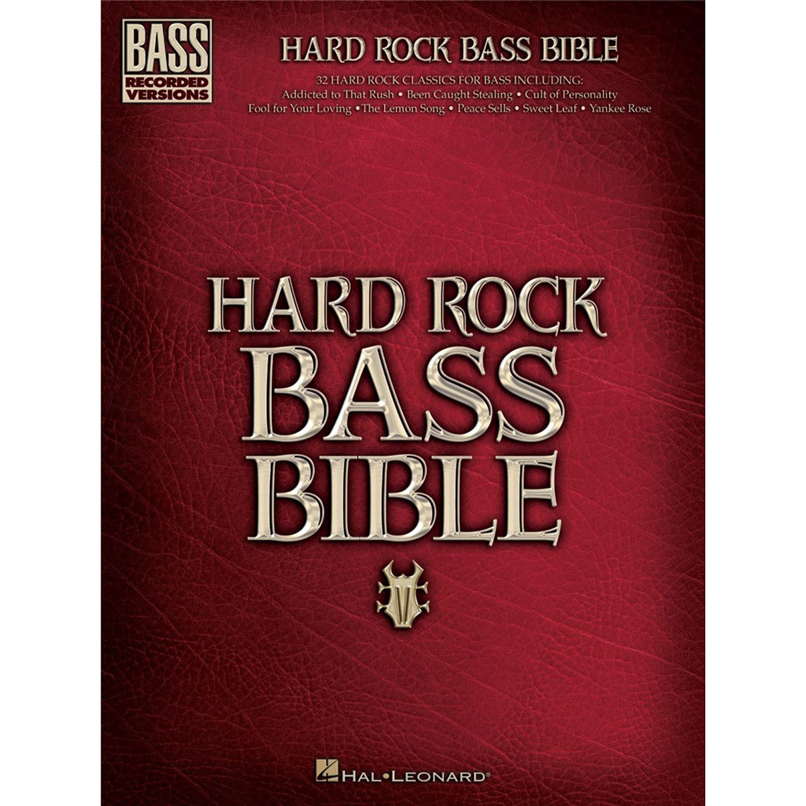 Hard Rock Bass Bible - Bass Guitar Tab Book with Recorded Versions | Learn Iconic Bass Lines for Rock & Metal | Perfect for Practice & Live Performances
