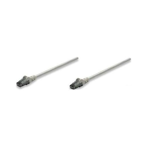 100 Ft Grey Cat6 Snagless Ethernet Patch Cable - High-Speed Internet & Network Connection for Home, Office, Gaming & Streaming