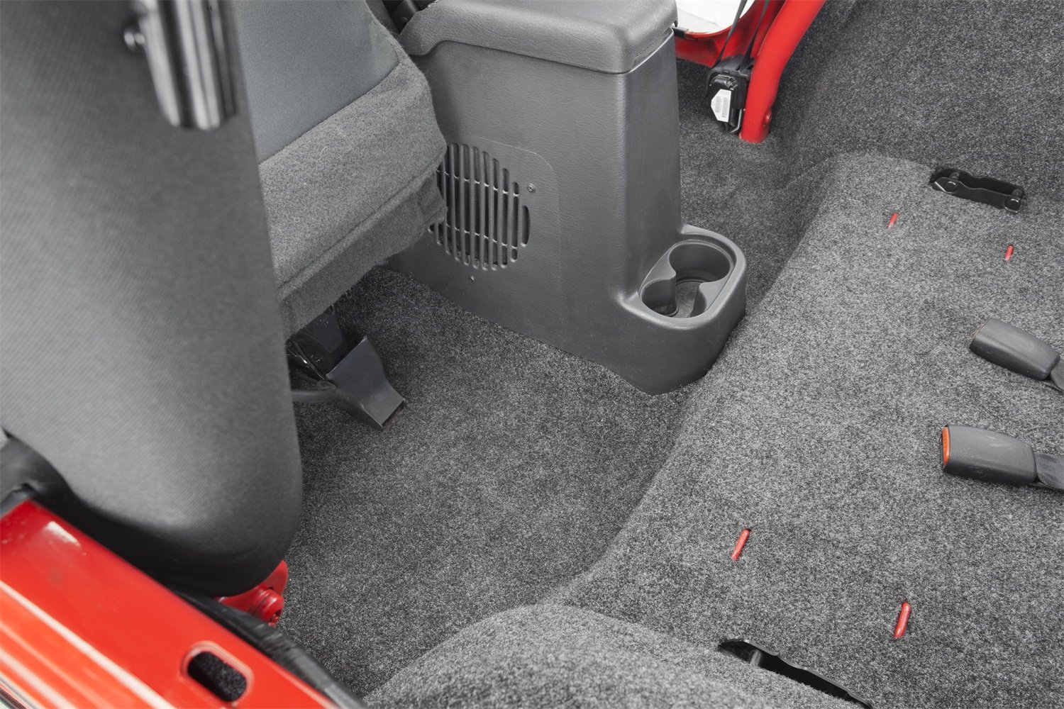 Bedrug Jeep Wrangler TJ/LJ Floor Liners (1997-2006 Models Without Center Console) - 3-Piece Set with Heat Shields in Gray | Durable All-Weather Protection for Off-Road Adventures & Daily Commuting