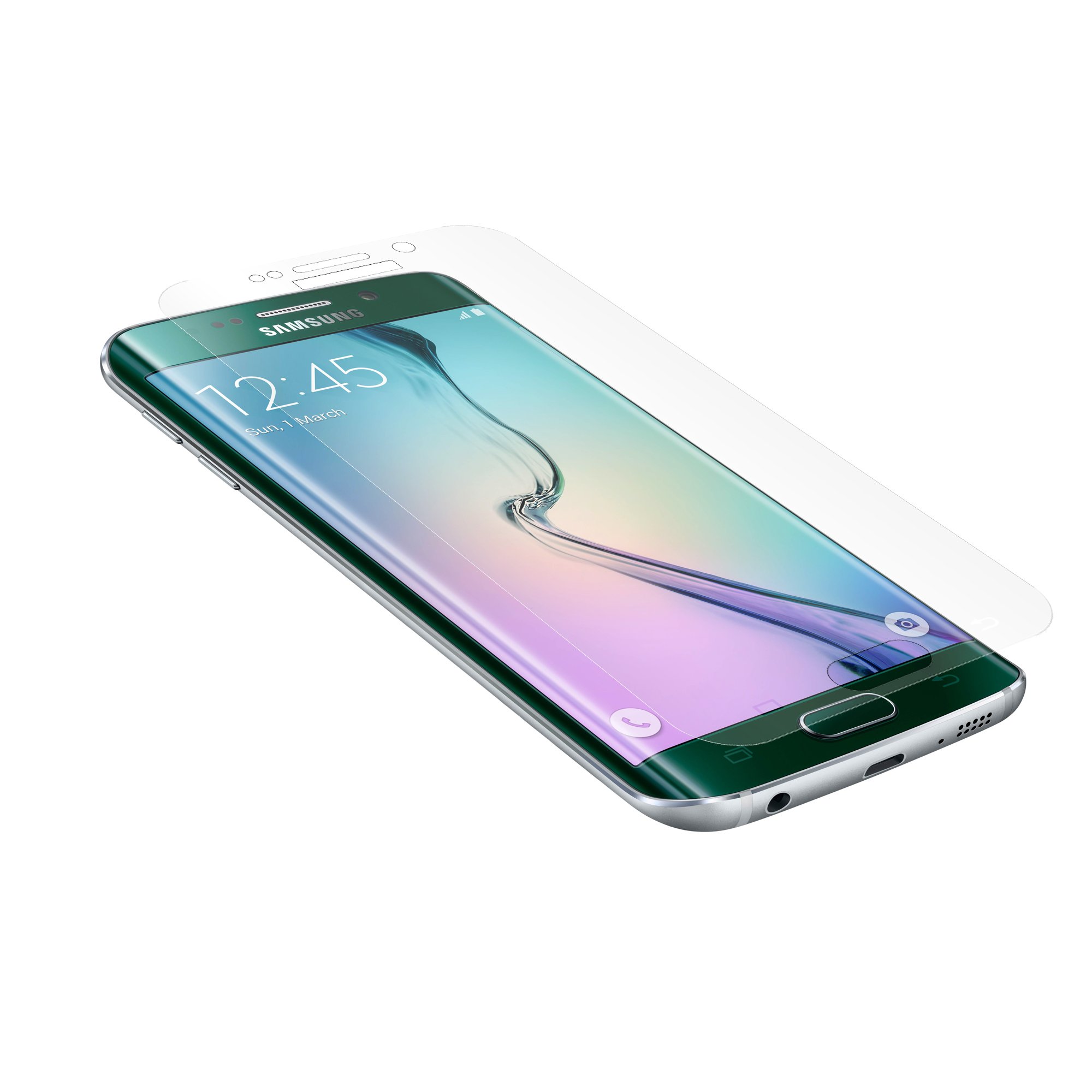 **BoxWave ClearTouch Glass Curve 9H Tempered Glass Screen Protector for Samsung Galaxy S6 Edge Plus - Crystal Clear, Anti-Scratch & Bubble-Free - Perfect for Daily Use & Gaming**