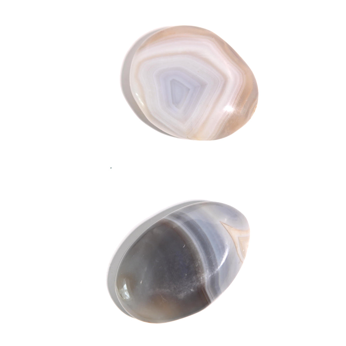 Healing Agate Palm Stone for Stress Relief - Natural Worry Stone for Anxiety, Meditation & Relaxation - Perfect for Yoga, Mindfulness & Emotional Balance