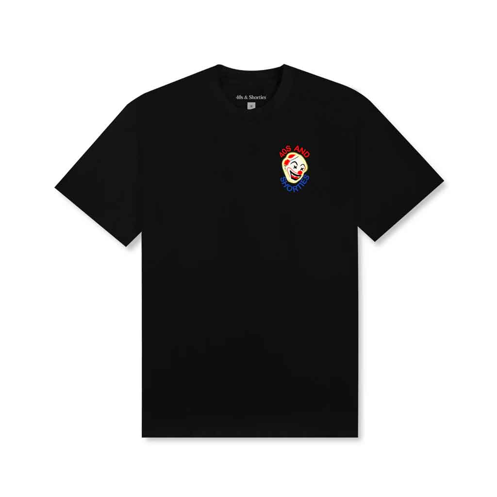 40s & Shorties Clowning Short Sleeve T-Shirt - Black | Trendy Streetwear for Urban Fashion & Casual Outfits