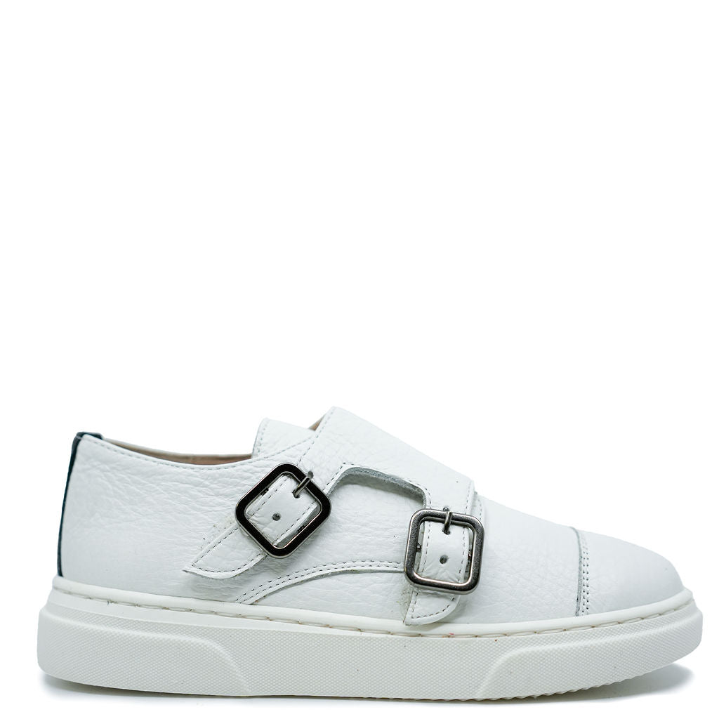 Blublonc White Captoe Dress Sneakers for Women - Comfortable Casual & Office Shoes - Perfect for Work, Weddings, and Everyday Wear
