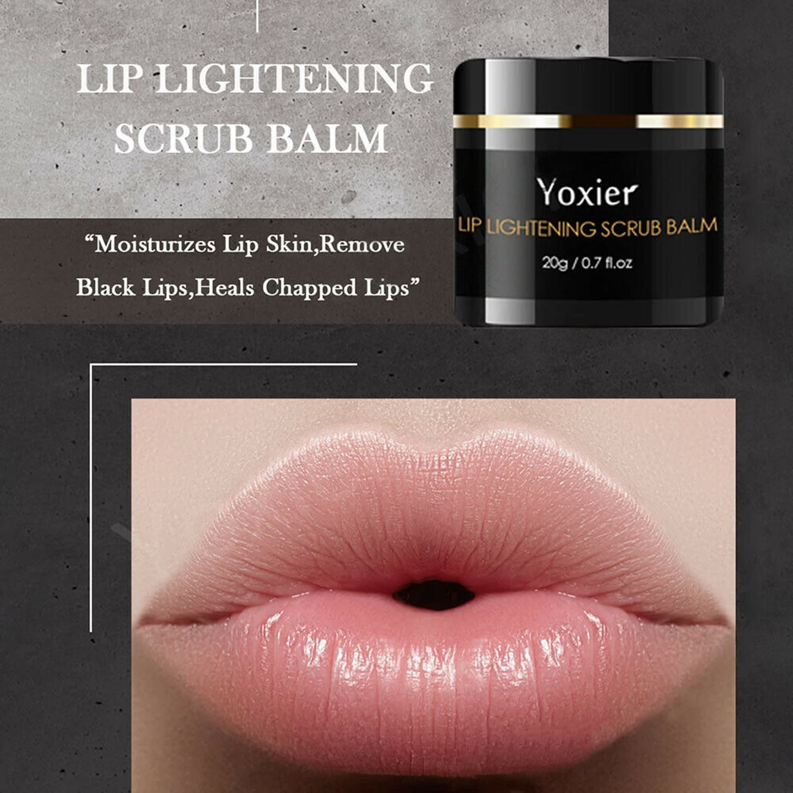 Fast-Acting Lip Lightening Balm for Dark Lips - Pink Fresh Lip Butter to Brighten & Soothe Inflamed Lips | Perfect for Daily Care & Night Treatment