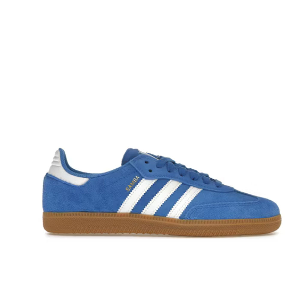 Adidas Samba ADV Sneakers - Blue, White & Gum Sole - Classic Casual Shoes for Men & Women | Perfect for Streetwear, Gym & Everyday Fashion