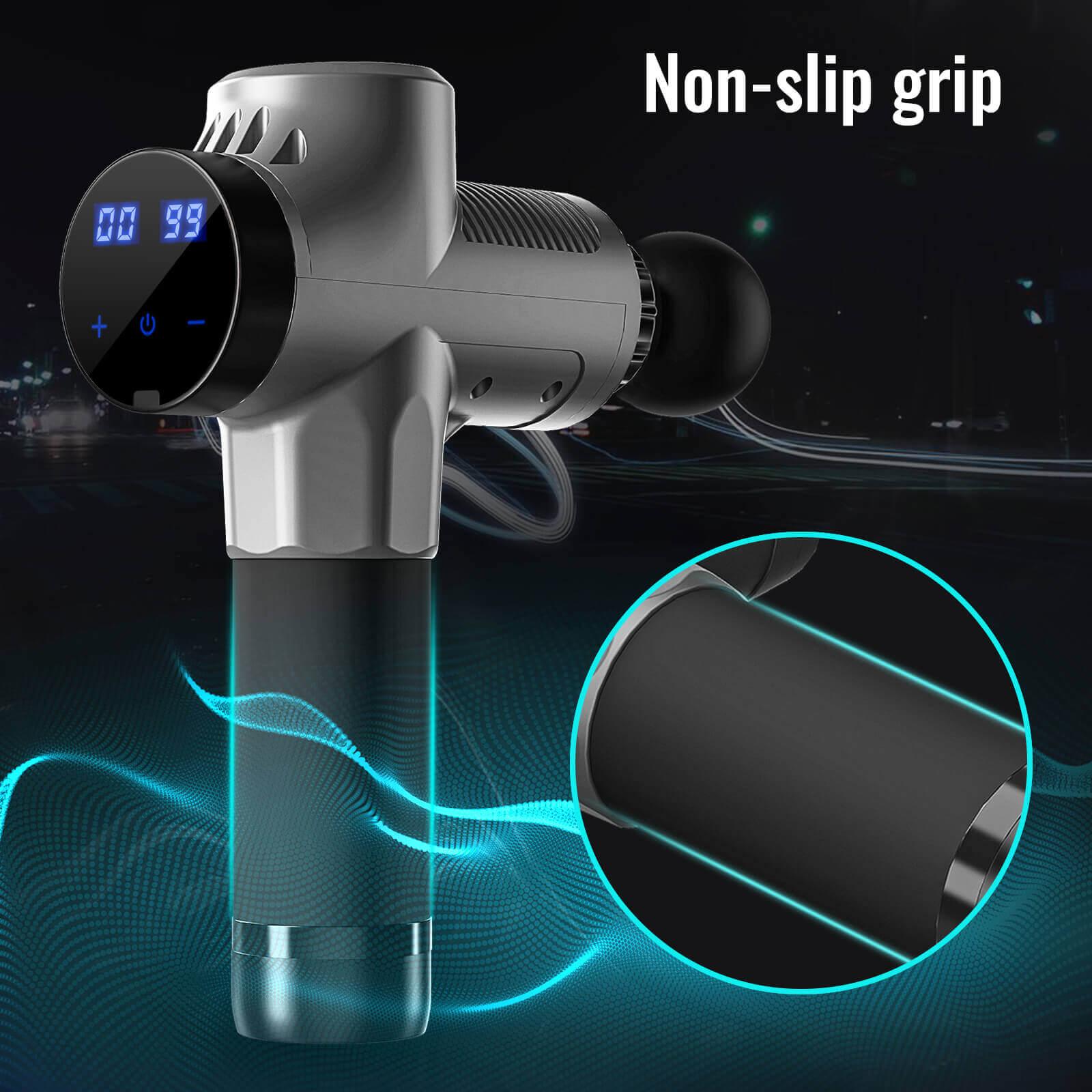XGODY GM005 12.5V Cordless Handheld Deep Tissue Massage Gun - Professional Percussion Muscle Massager with Brushless Motor for Athletes, Gym Recovery & Pain Relief