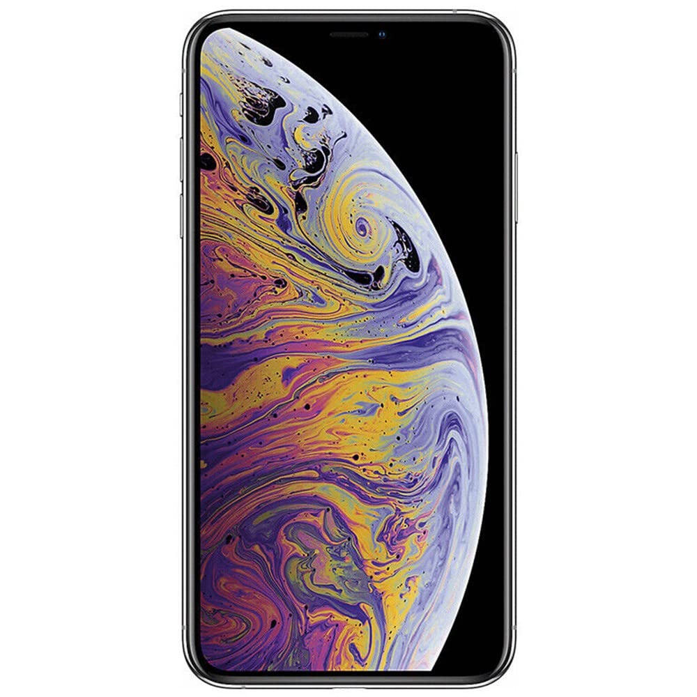Apple iPhone XS Max 256GB Unlocked Smartphone - US Version Silver (Renewed) | Perfect for Travel, Business & High-End Photography