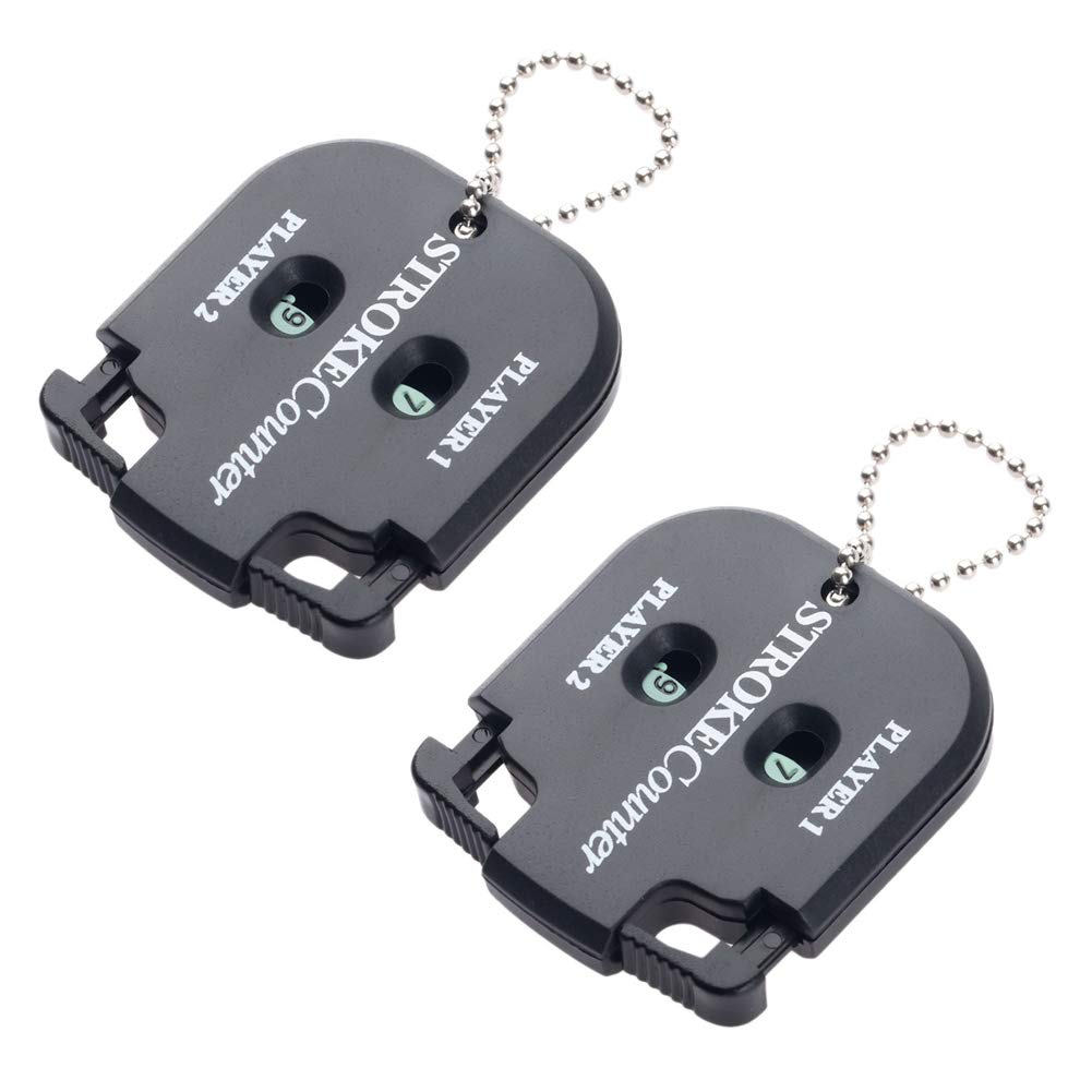 2-Piece Golf Stroke & Putt Counter - Mini Score Keeper for Golf Training & Practice | Golf Accessories for Tracking Shots & Scores | Perfect for Driving Range & Course Play