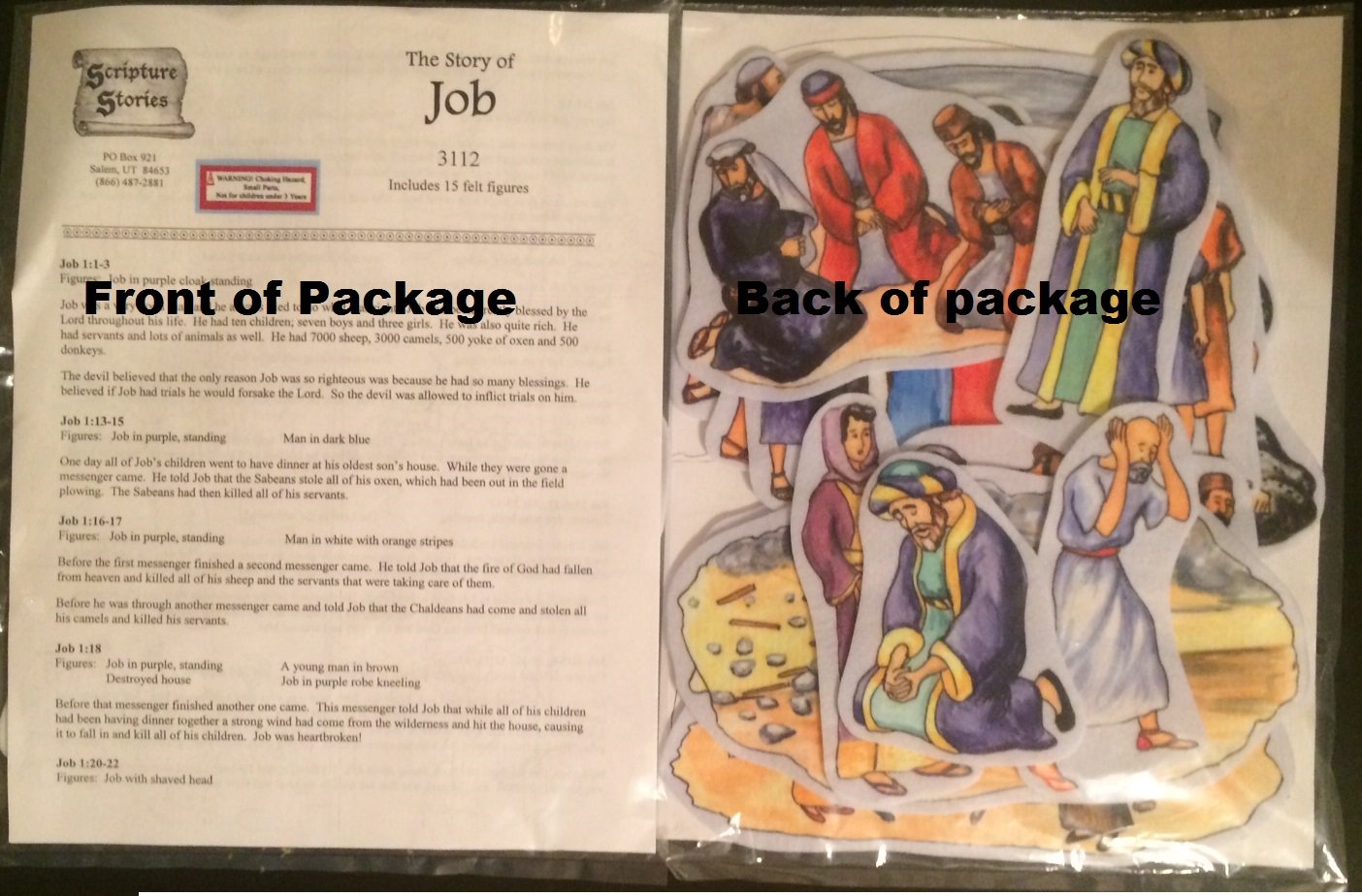 9 Old Testament Bible Stories Felt Flannel Board Set - Abraham, Daniel, David, Job, Jonah, Joseph, Moses, Noah, Ruth & Esther - Perfect for Sunday School, Homeschooling & Children's Bible Study