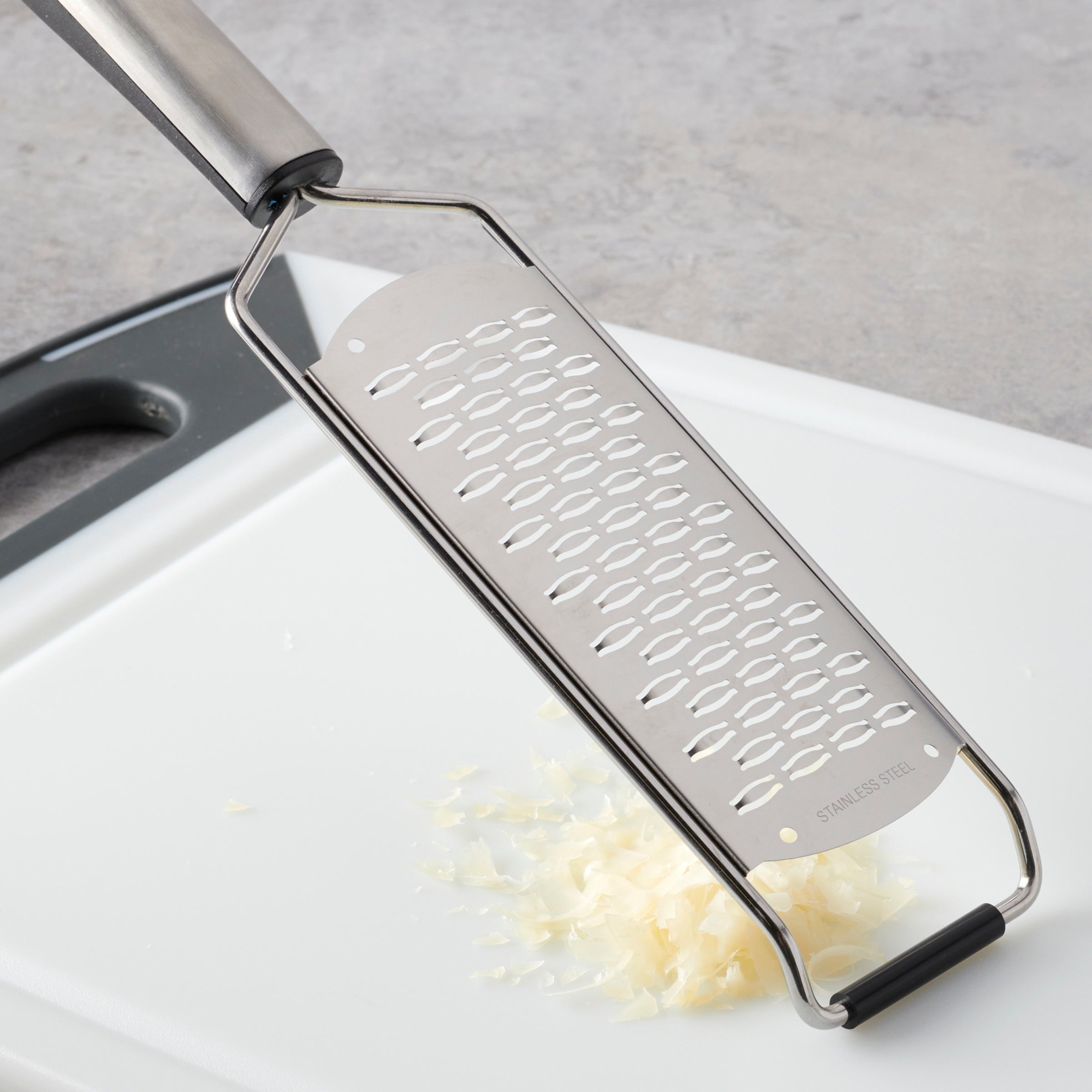 Premium Stainless Steel Grater - 4-Sided Multipurpose Kitchen Tool for Cheese, Vegetables & Spices - Perfect for Cooking, Baking & Meal Prep