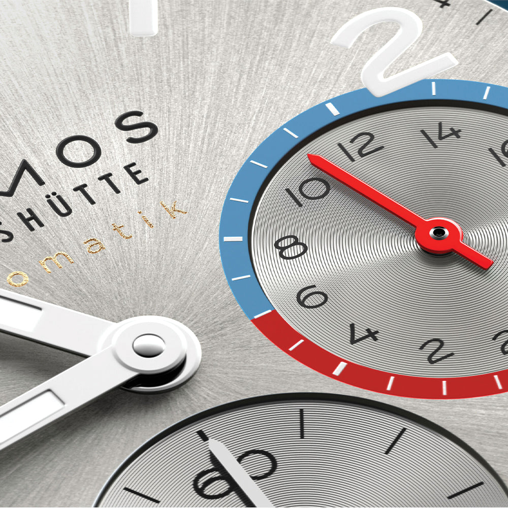 Club Sport Neomatik Worldtimer 40mm Silver Watch on Stainless Steel Bracelet - Perfect for Travel, Business & Luxury Sports Events