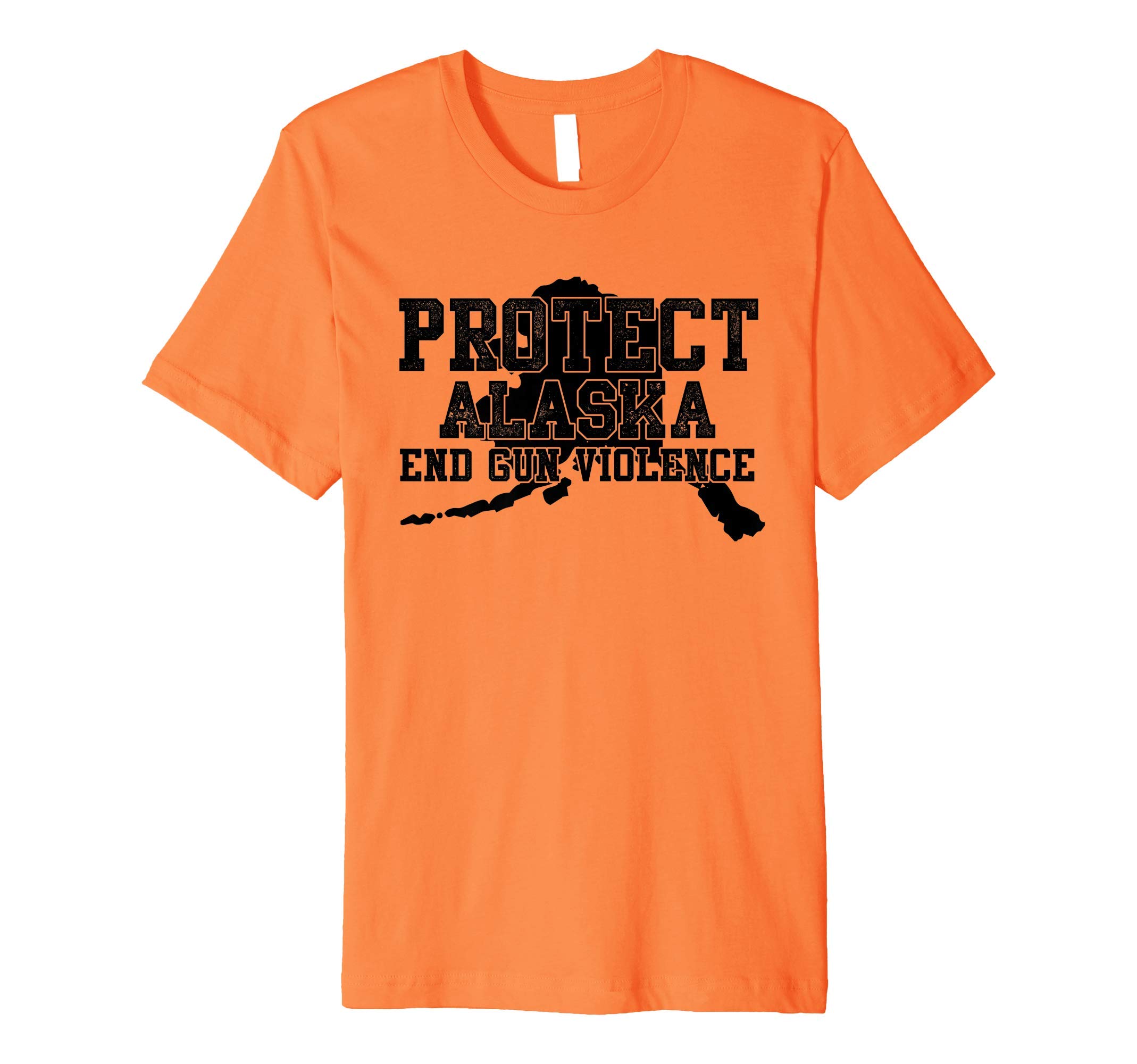 Protect Alaska End Gun Violence Anti Gun Control Reform Premium T-Shirt - Comfortable Cotton Tee for Political Activism & Social Justice Protests