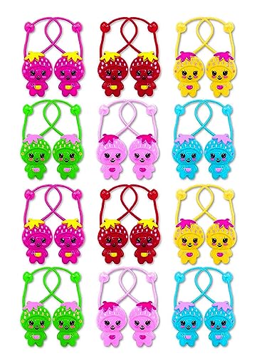 Trendy Printed Hair Clips for Girls - 12 Pack Multi-Color Strong Hold Hair Accessories for Everyday Use - Perfect for School, Parties, and Fashion Styling