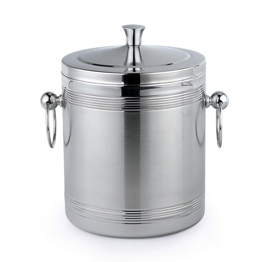 Premium Stainless Steel Ice Bucket for Champagne & Wine - Thickened Large Capacity Barware for KTV, Club, Party, and Home Entertaining - Keeps Drinks Chilled in Style