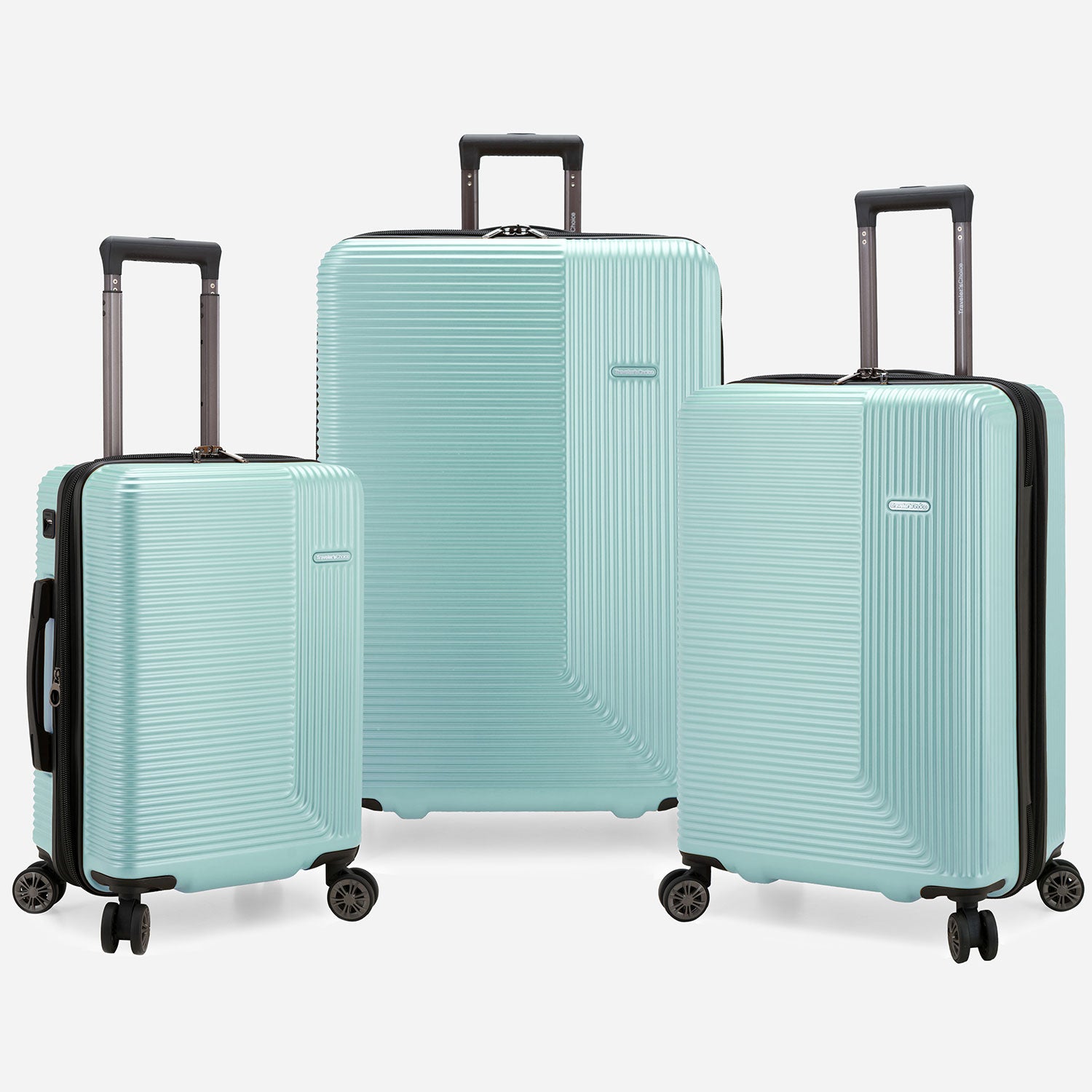 Ember 3-Piece Lightweight Luggage Set with Spinner Wheels - Perfect for International Travel & Business Trips