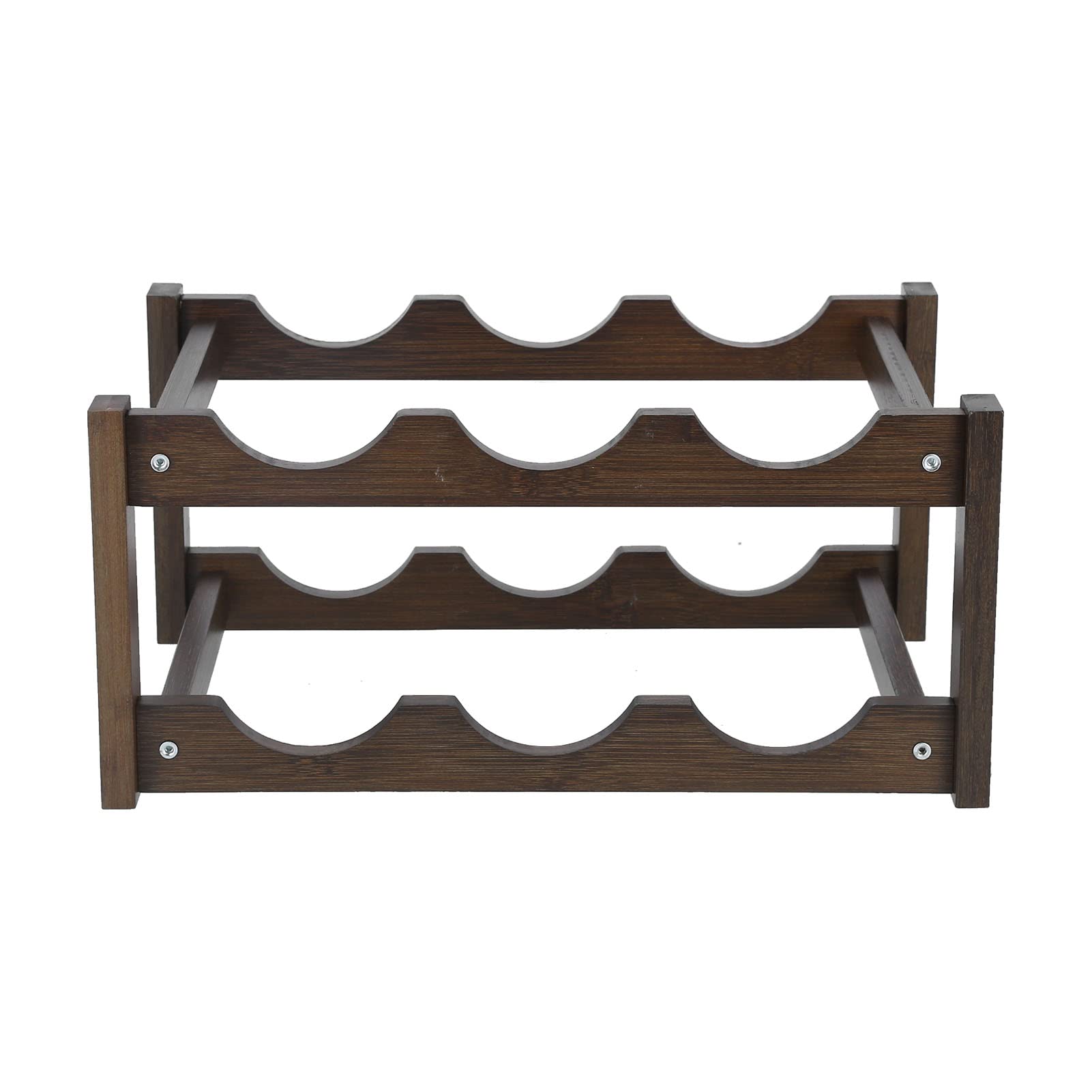 Premium Wine Cabinet - Elegant Wave Design Wine Rack with Storage Shelf & Bar Screws for Home Wine Cellar | Perfect for Dining Room, Kitchen, or Basement Wine Storage
