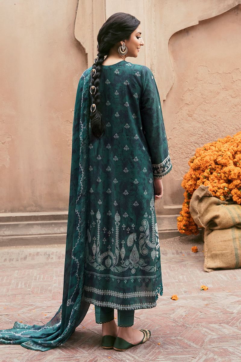 BISTRO BARN 3-Piece Ethnic Outfit Set for Women - Embroidered Kurta, Palazzo Pants & Dupatta - Perfect for Festivals, Weddings & Special Occasions