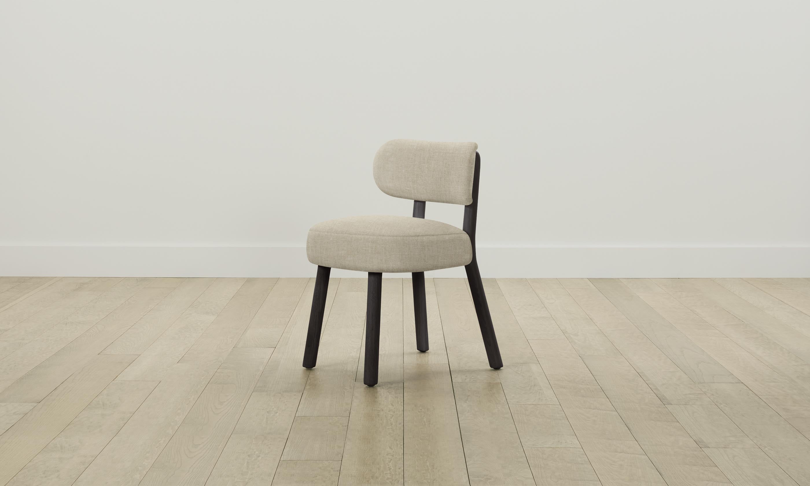 The Jane Dining Chair - Heritage Belgian Linen Upholstery & Solid Alder Wood Frame - Perfect for Farmhouse, Modern & Transitional Dining Rooms