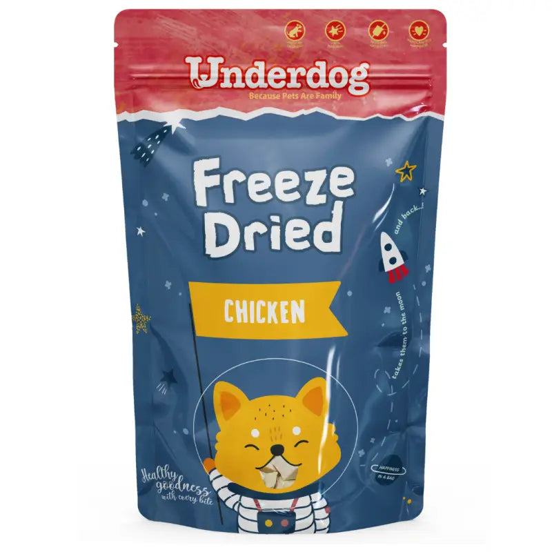 Premium Freeze Dried Dog Treats - 4 Natural Flavors (50g) | Grain-Free, High Protein Training Snacks for Small & Large Dogs | Perfect for Training, Rewards & Dental Health