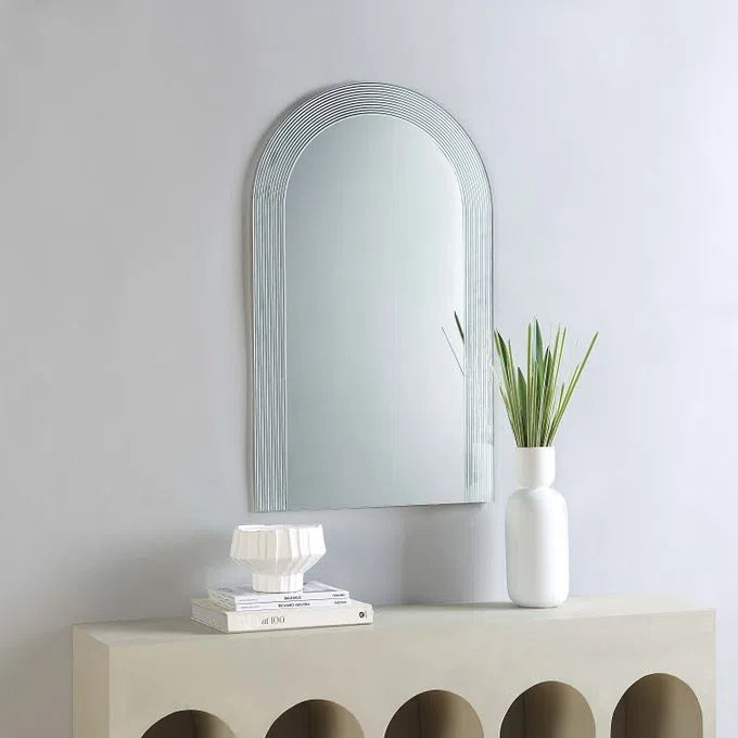 Antisana Mirror - High-Quality Wall Mirror with Rustic Wood Frame for Home Decor, Living Room, Bedroom, and Entryway