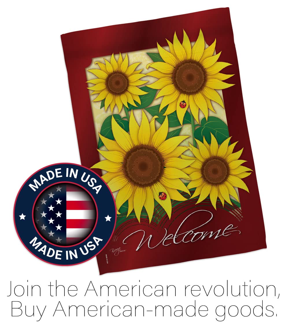 Sunflower Vertical Flags Set - 28