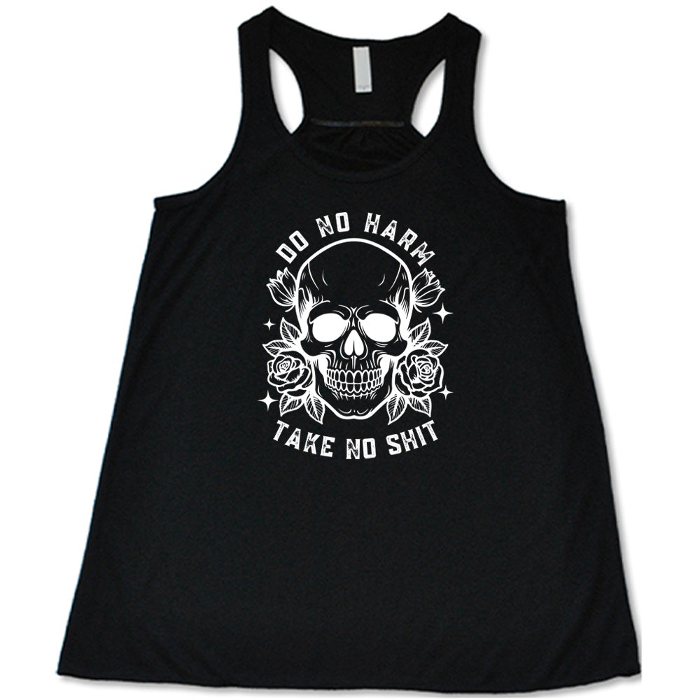 Empowering Feminist T-Shirt - Do No Harm Take No Shit Slogan Tee for Women - Perfect for Protests, Rallies & Everyday Wear