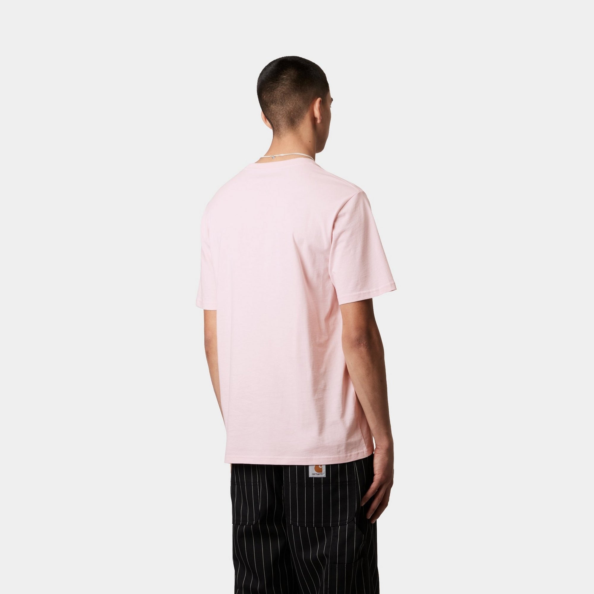 Breathable Pocket T-Shirt for Women | Soft Cotton Casual Tee in Air Pink | Perfect for Everyday Wear, Gym & Outings