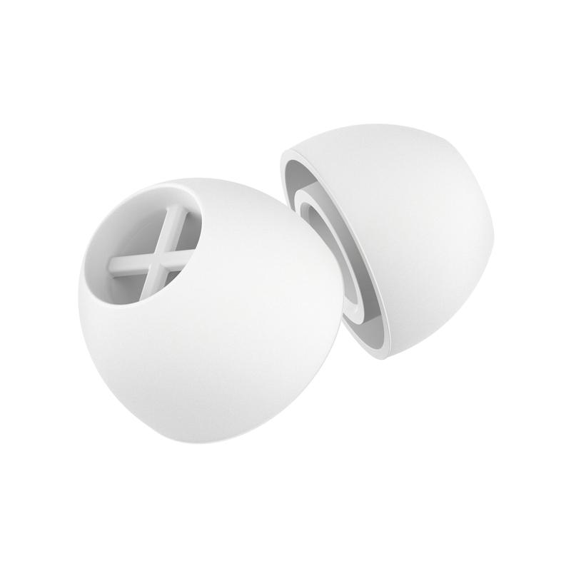 MTW3 / MTW4 White Silicone Eartips - Premium Replacement Ear Tips for Wireless Earbuds - Perfect for Workouts, Commuting & Travel