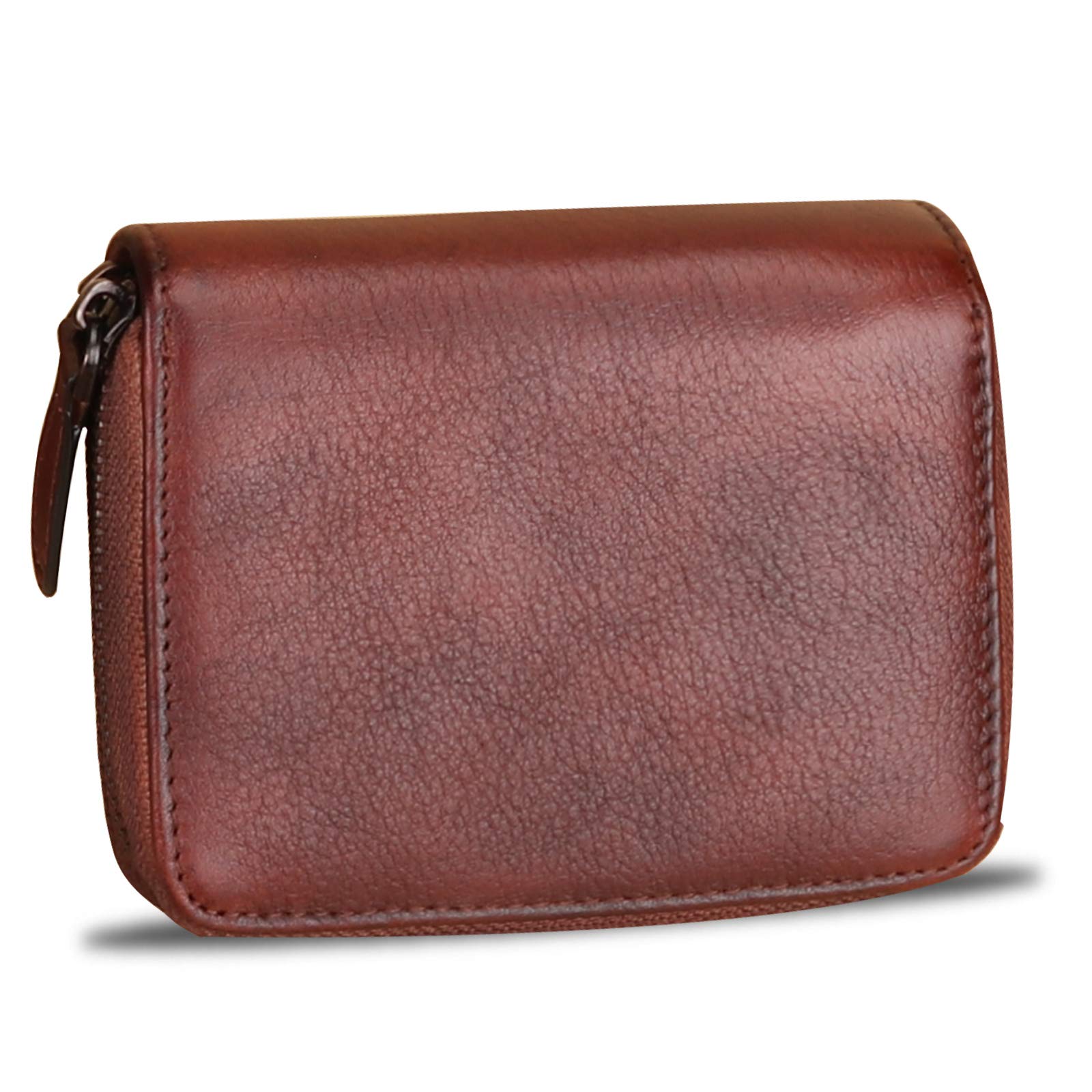 Genuine Leather RFID Wallet for Women - Small Purse & Card Holder for Daily Use