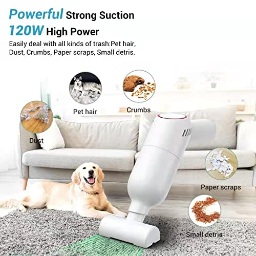 Cordless Handheld Vacuum Cleaner - Mini Rechargeable for Car & Carpet