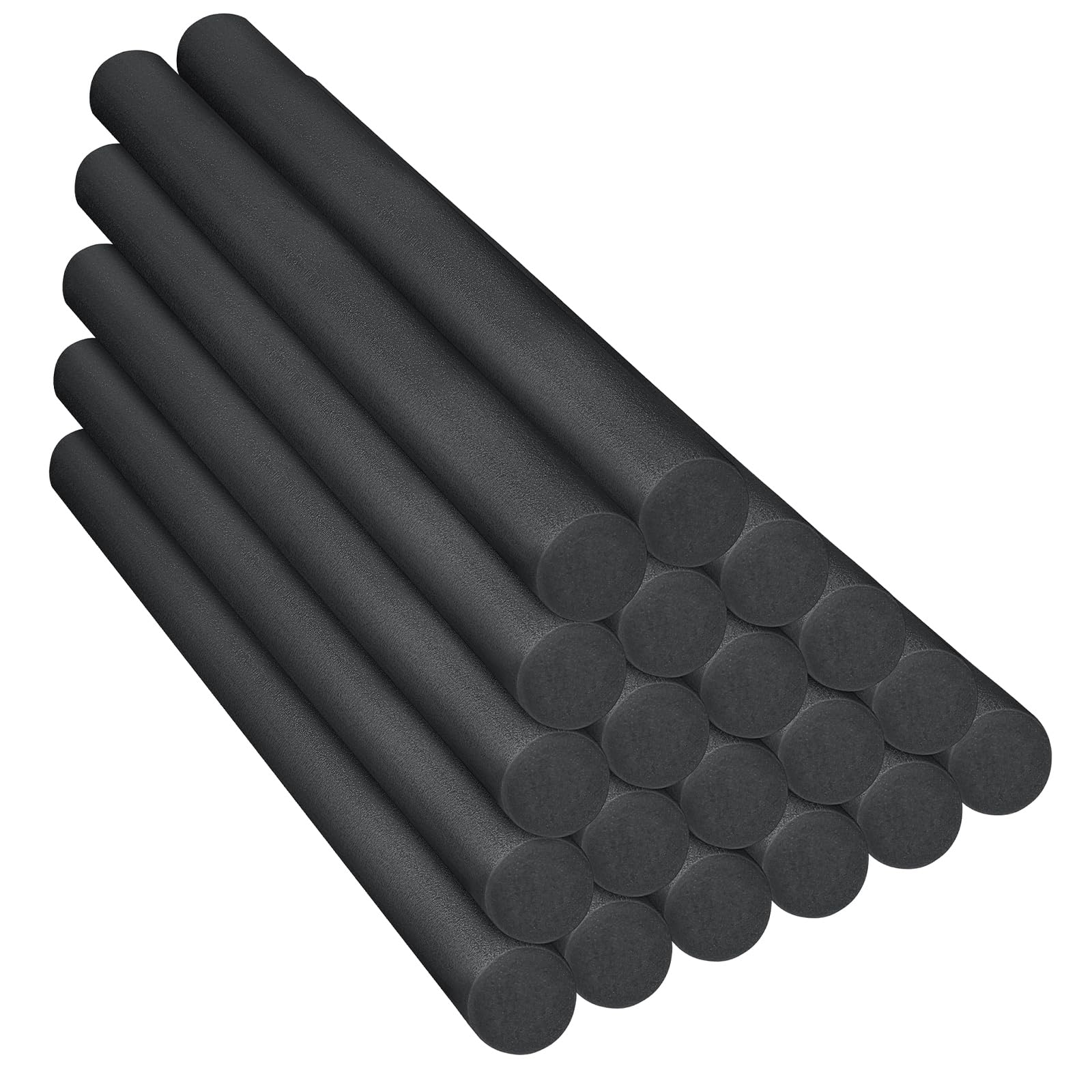 Frienda 20 Pcs Solid Pool Noodles - 1.57 x 35.83 Inches Round Foam Tubes for Swimming, DIY Crafts, Kids Floats, Backyard Parties & Summer Water Activities