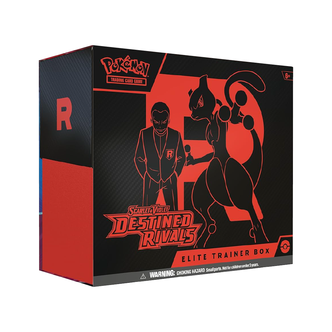 Pokémon TCG Scarlet & Violet Destined Rivals Elite Trainer Box - Collectible Trading Card Game Set for Battles & Display - Perfect for Gamers & Collectors