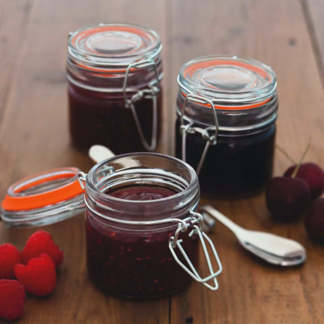 Mini Glass Jars 120ml - Small Round Containers for Homemade Jams, Spices & DIY Crafts - Perfect for Kitchen Storage, Gift Packaging & Bath Salts