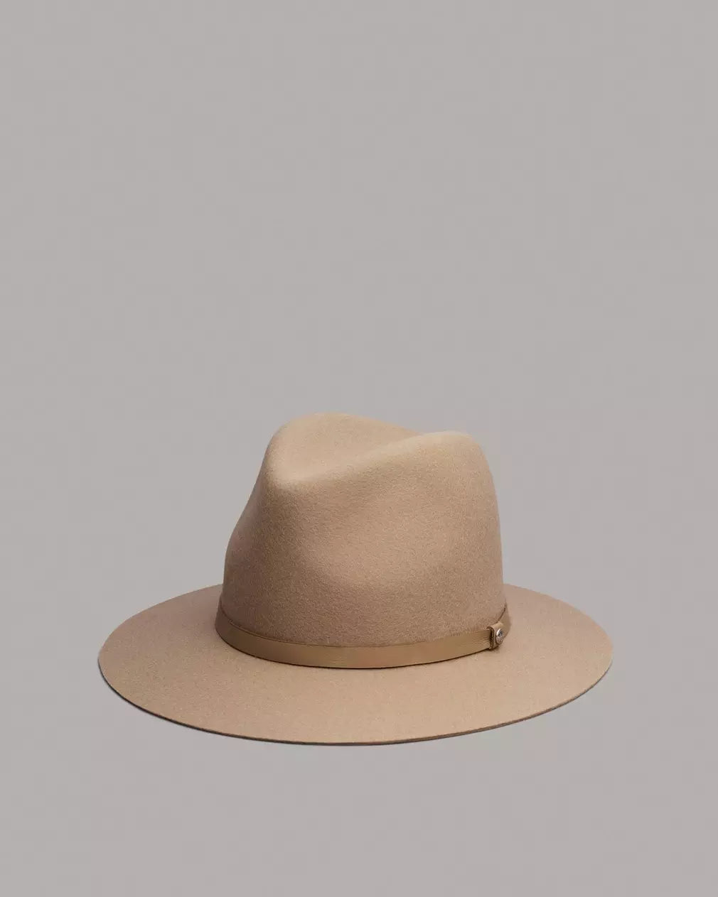 Stylish Floppy Brim Fedora Hat in Warm Grey - Vintage Fashion Accessory for Women & Men - Perfect for Outdoor Events, Weddings, and Casual Wear