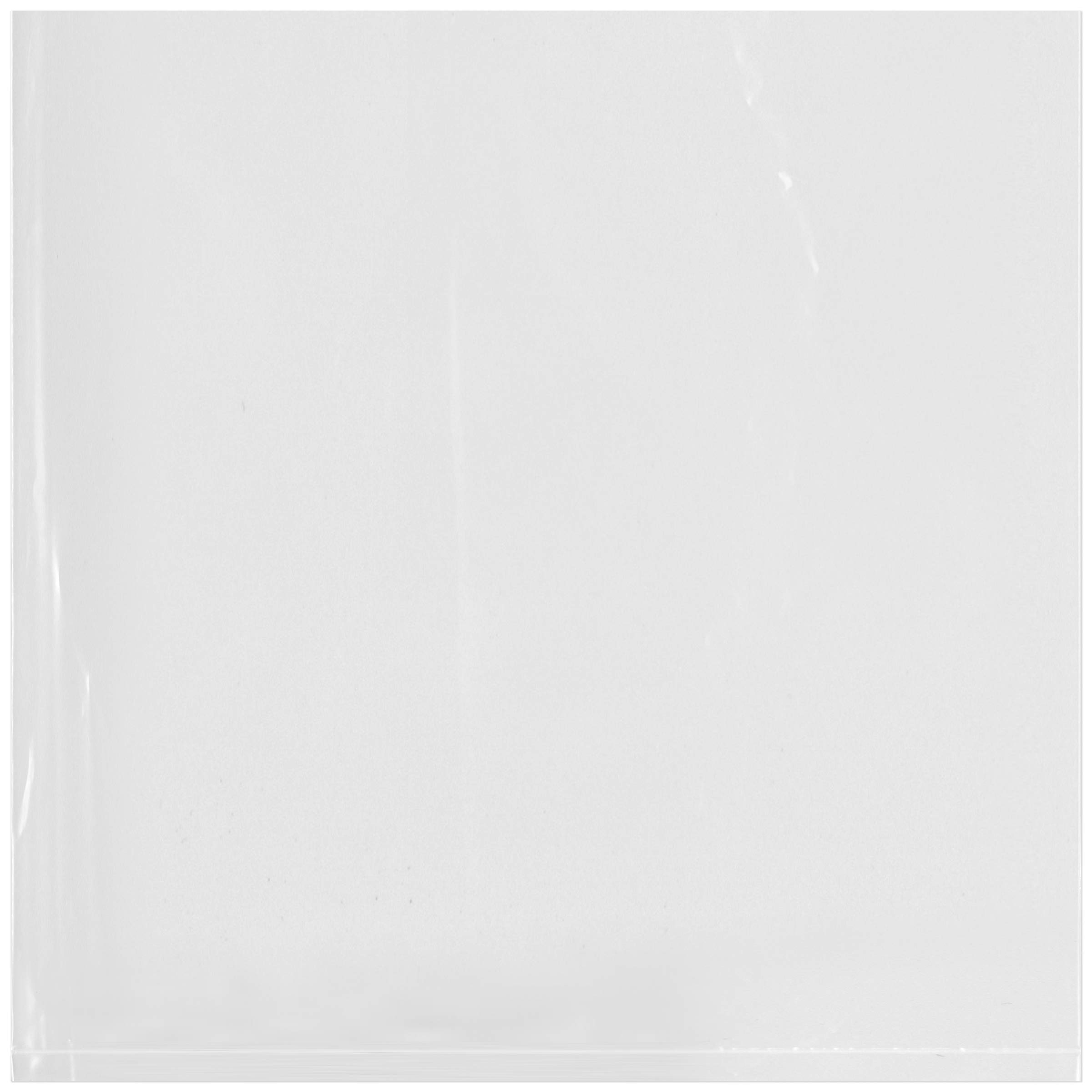 Clear 4 Mil 8x8 Plastic Poly Bags - Case of 1000 for Packaging & Storage