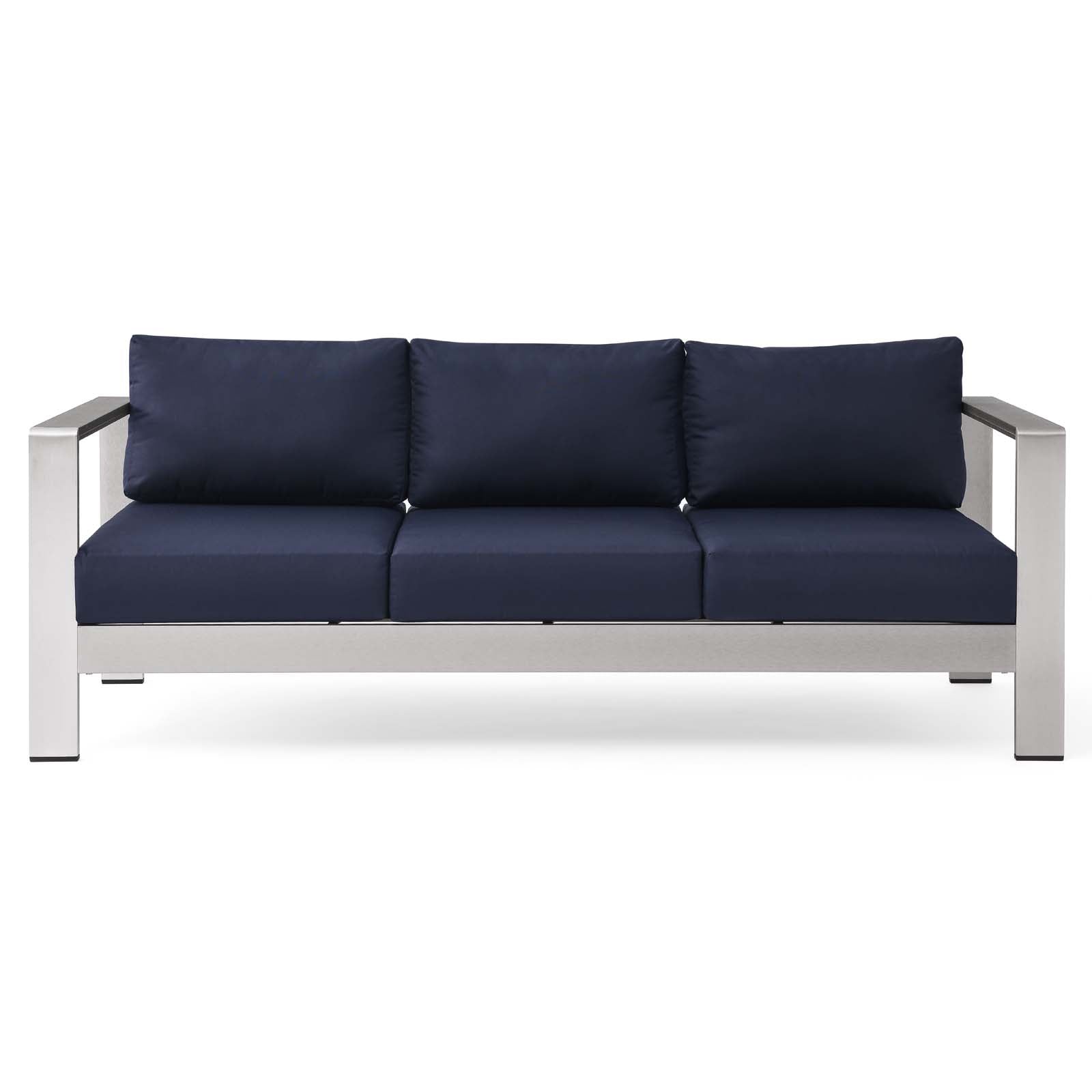 Premium Aluminum Outdoor Patio Sofa Set - Durable & Weather-Resistant for Backyard, Garden, or Poolside Relaxation