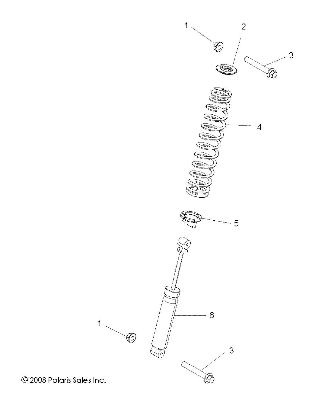 Genuine OEM Polaris Ranger Front Compression Spring 7043691-067 - Medium Gloss Black - Replacement Part for ATV & UTV Suspension Repair - 1 Pack