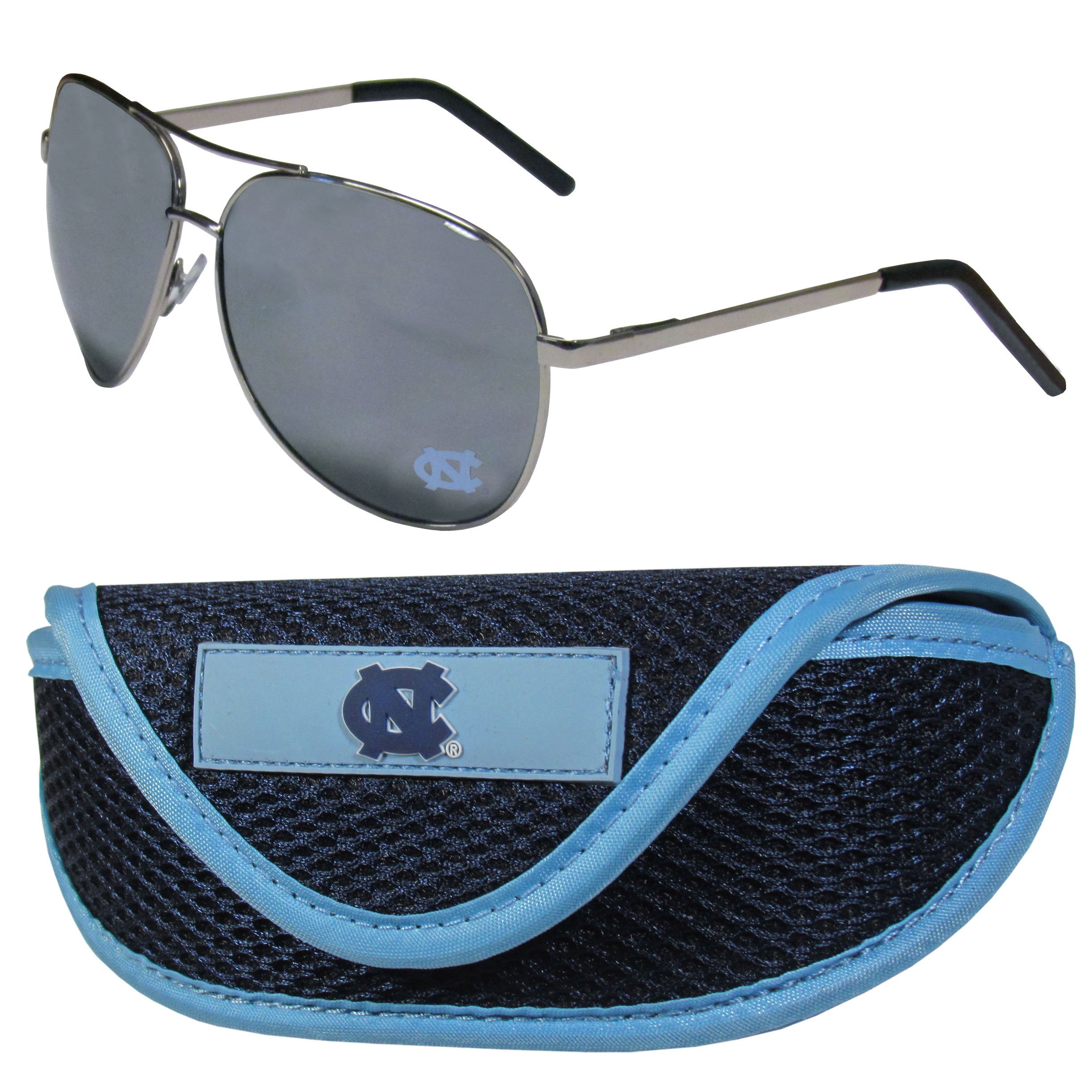 Arkansas Razorbacks Aviator Sunglasses with Sports Case - Stylish UV Protection for Outdoor Sports & Travel