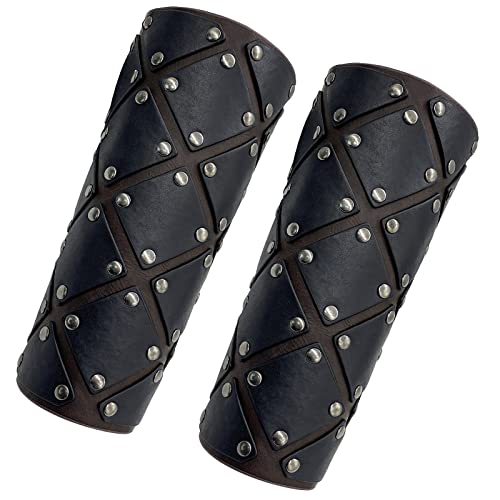 Medieval Leather Bracers
