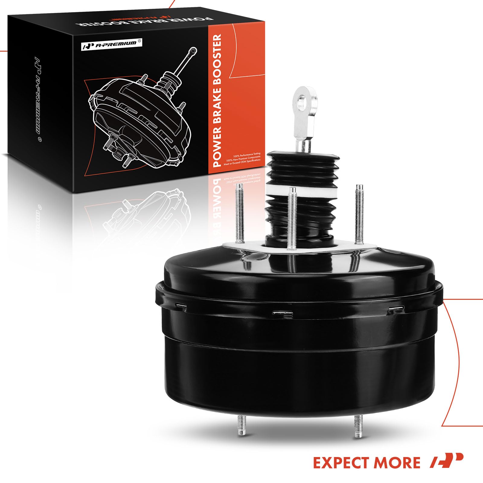 Premium Vacuum Power Brake Booster Replacement for 2012-2013 Dodge Grand Caravan, Chrysler Town & Country, Ram C/V & Volkswagen Routan 3.6L - No Master Cylinder Included - Perfect for Smooth Braking Performance in City Driving & Highway Commutes