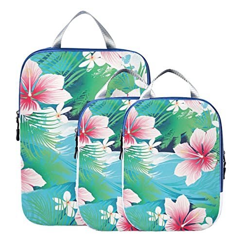 3set-Tropical Flowers
