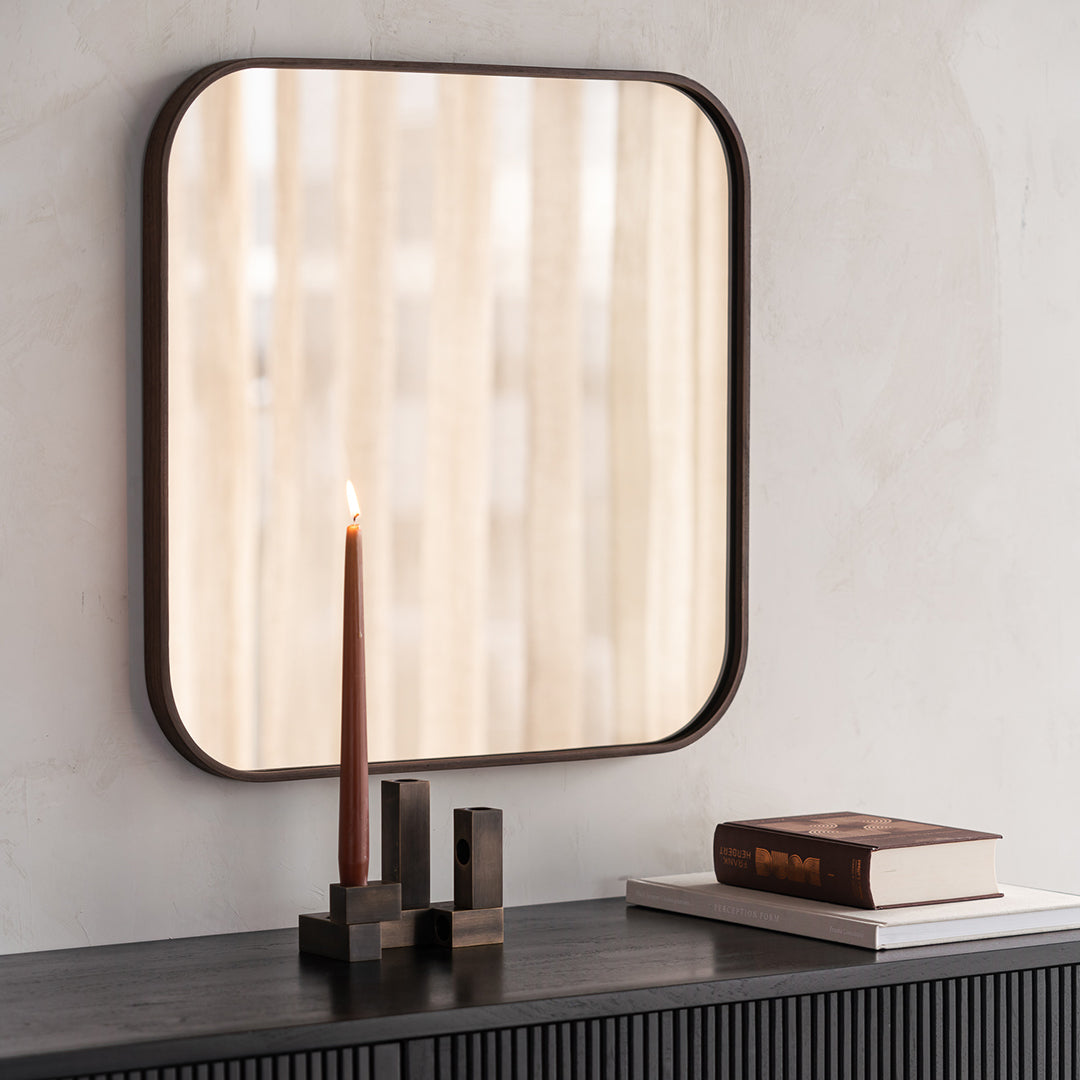 Stylish Camber Wall Mirror - Elegant Home Decor for Living Room, Bedroom & Entryway - Perfect for Enhancing Space & Adding Light