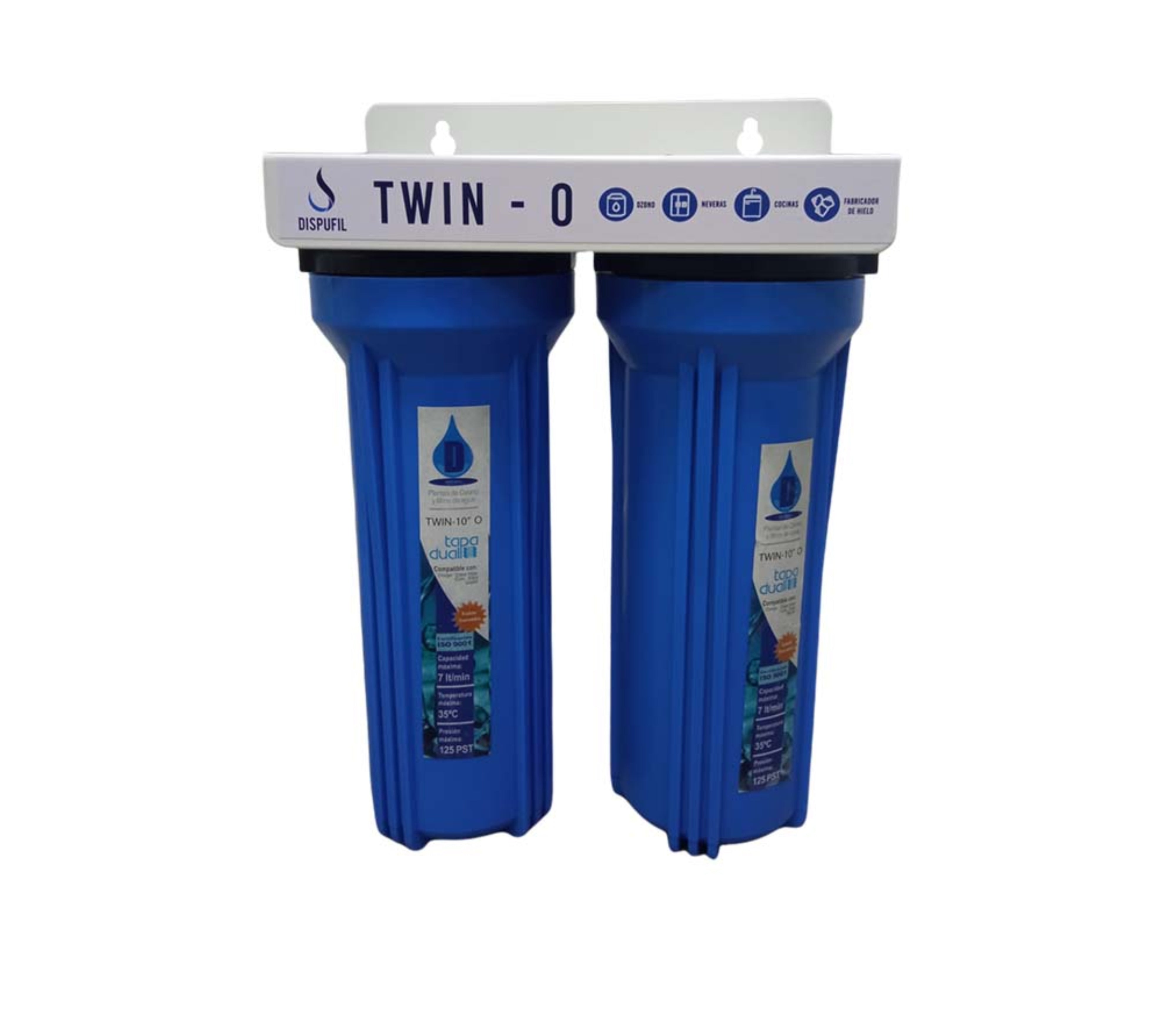 10 x 2.5 Double Action Opaque Dispufil Filter - High Efficiency Air Filtration for HVAC Systems & Industrial Applications