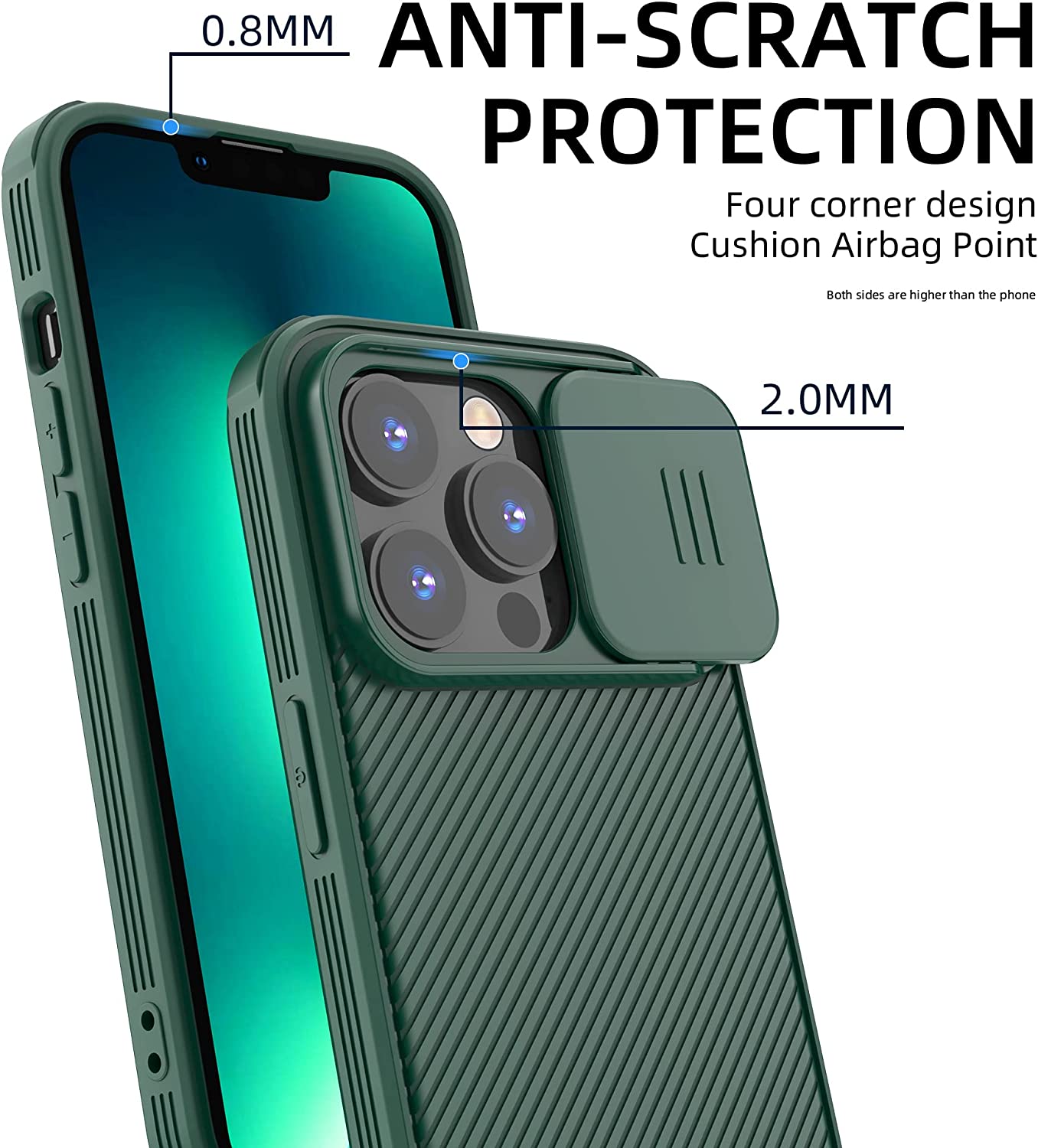 Premium Magnetic iPhone 14 Pro Case with Magsafe - Shockproof Camera Protection Cover | Perfect for Work, Travel & Everyday Use